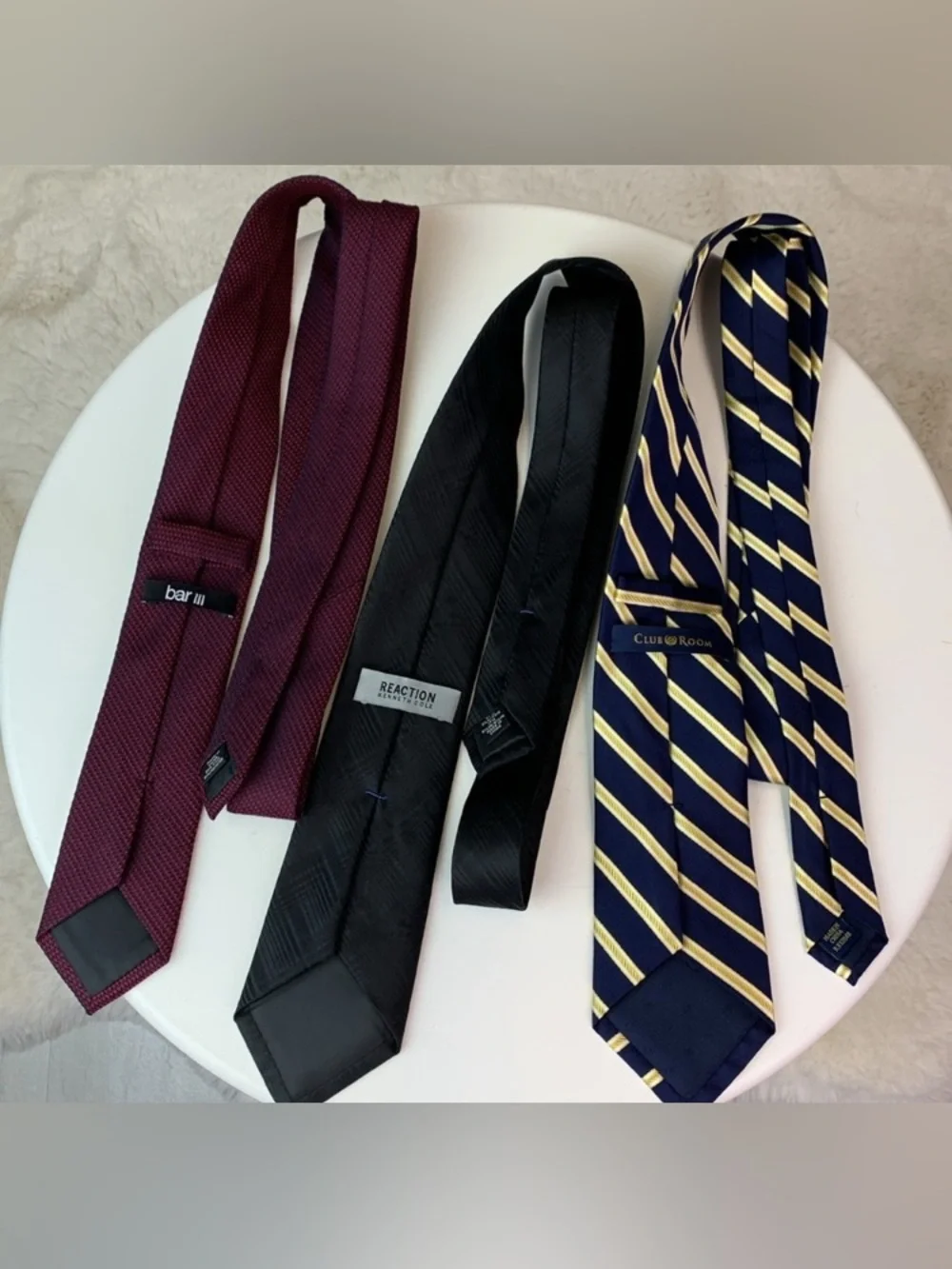 3 Bar III Kenneth Cole Club Room Men’s Ties Bundle